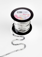 Пайетки на нити, 6 мм, 91 ± 1 м, цвет серебряный №1 - Фото 3