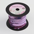 Пайетки на нити, голография, 6 мм, 91 ± 1 м, цвет розовый - Фото 3