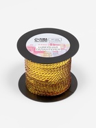 Пайетки на нити, голография, 6 мм, 91±1 м, цвет золотой - Фото 4