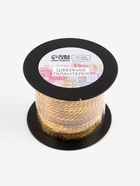 Пайетки на нити, голография, 6 мм, 91±1 м, цвет золотой - Фото 5