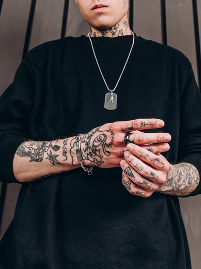 Цепочка на руку мужская «Брутал», крупное плетение, 22 см, цвет серебро