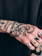 Цепочка на руку мужская «Брутал», крупное плетение, 22 см, цвет серебро - Фото 8