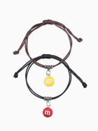 Браслеты парные «Неразлучники» две буквы, цветные, d=5,5 см - Фото 5