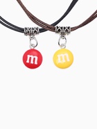 Браслеты парные «Неразлучники» две буквы, цветные, d=5.5 см - фото 68032271