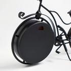 Часы настольные фигурные "Велосипед ретро", плавный ход, циферблат d-11 см, 23 х 33 см, АА - Фото 3