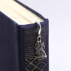 Закладка сувенирная для книг перо с подвеской Сова - Фото 6
