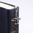 Закладка сувенирная для книг перо с подвеской Ангел со стразами - Фото 6