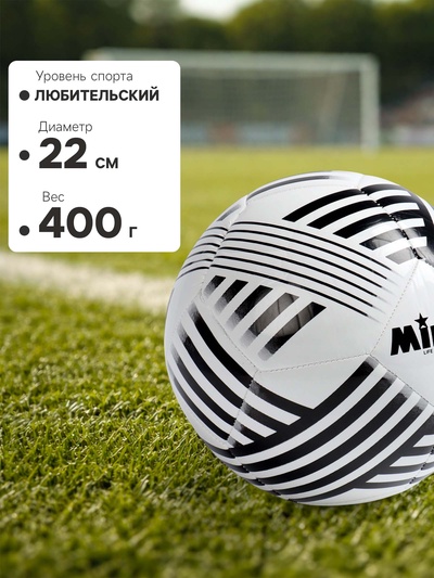 Футбольный мяч MINSA, машинная сшивка, 32 панели, р. 5, TPU