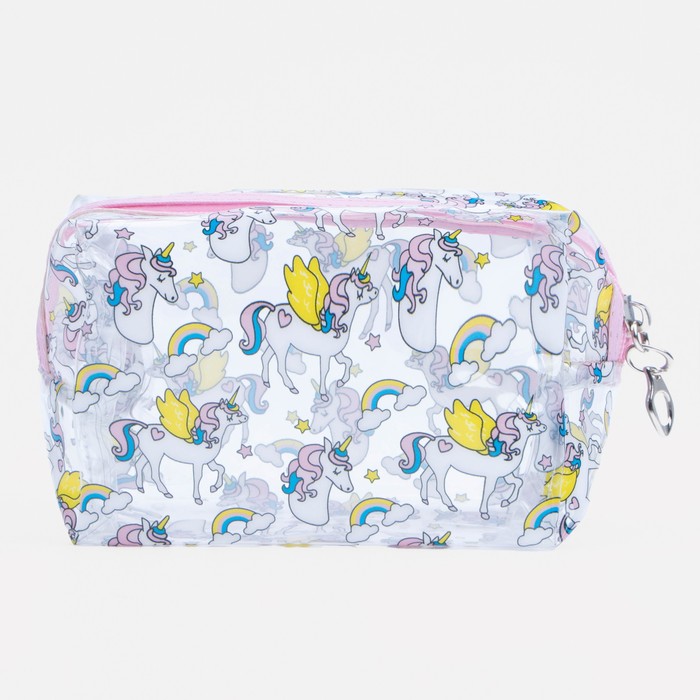 Косметичка на молнии, цвет розовый 2803630