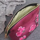 Косметичка-сумочка, отдел на молнии, с ручкой, цвет розовый - Фото 2