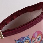 Кошелёк детский на молнии "Совёнок", 1 отдел, цвет розовый - Фото 3