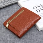 Кошелёк женский, отдел на кнопке, цвет коричневый - Фото 2