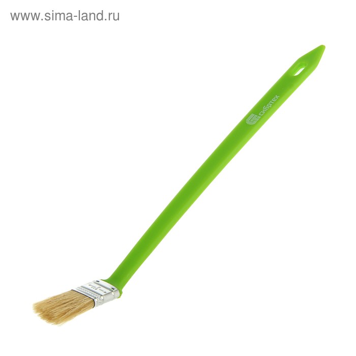 Кисть радиаторная "СИБРТЕХ", 25 мм, ручка пластик, натуральная щетина - Фото 1