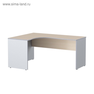 Стол криволинейный IMAGO СА-4Л, клён/металлик
