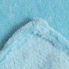 Плед Этель, размер 130х180 см, цвет голубой, 100% п/э - Фото 2