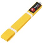 Пояс для карате RuscoSport, длина 2,6 м, цвет жёлтый - фото 10294471