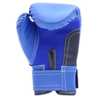 Перчатки боксёрские детские RuscoSport, синие, размер 4 oz - Фото 4