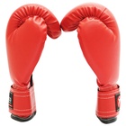 Перчатки боксерские RUSCO SPORT кож.зам.  8 Oz цвет красный - Фото 2