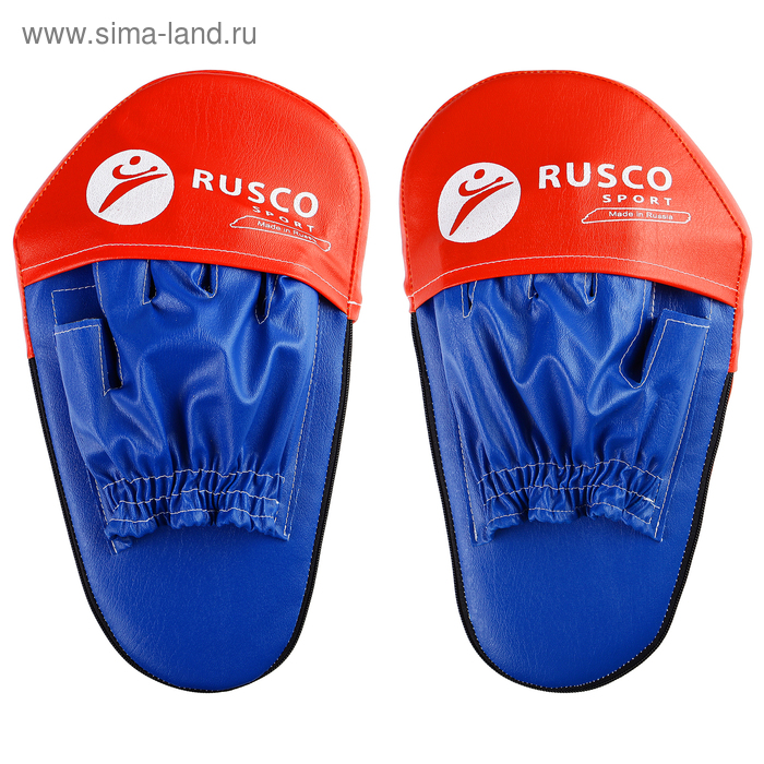 Лапы Rusco Sport, большие, 2 шт., искусственная кожа, цвета МИКС