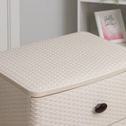 Комод 4-х секционный «Плетёнка», цвет слоновая кость - Фото 2