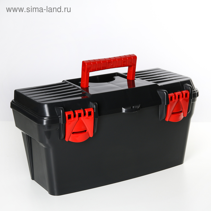 Ящик для инструментов 41,5×21×21 см, цвет МИКС - Фото 1