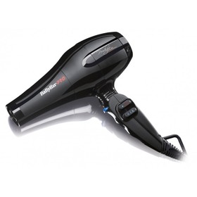 Фен Babyliss BAB6710RE Prodigio, 2100 Вт, 6 температурных режимов, 2 насадки, черный