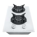 Варочная поверхность Maunfeld EGHG.32.1CW/G, газовая, 2 конфорки, белое стекло - Фото 3