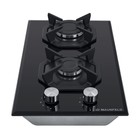 Варочная поверхность Maunfeld EGHG.32.2CB/G, газовая, 2 конфорки, цвет чёрное стекло - Фото 2
