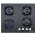 Варочная поверхность Maunfeld EGHG.64.2CB/G, газовая, 4 конфорки, цвет чёрное стекло - Фото 1