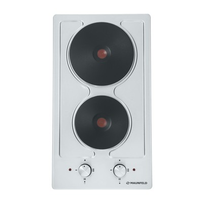 Варочная поверхность Maunfeld EEHS.32.4S, электрическая, 2 конфорки, серебристая