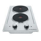 Варочная поверхность Maunfeld EEHS.32.4S, электрическая, 2 конфорки, серебристая - Фото 3