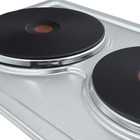 Варочная поверхность Maunfeld EEHS.32.4S, электрическая, 2 конфорки, серебристая - Фото 5