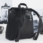 Рюкзак молодёжный, отдел, с расширением, наружный карман, цвет чёрный - Фото 2
