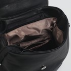 Рюкзак молодёжный, отдел, с расширением, наружный карман, цвет чёрный - Фото 5