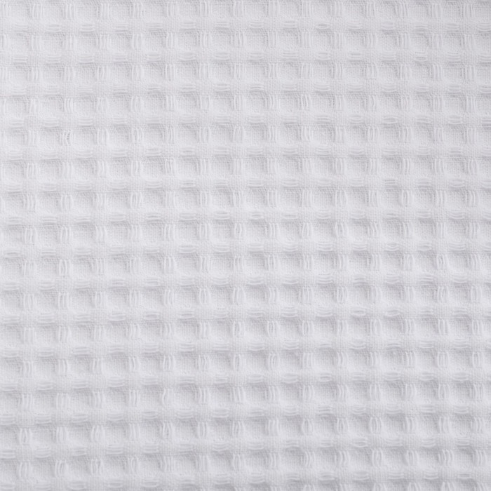 Вафельное полотно умягченное отбеленное, ш. 150 см, пл 240 г/м², хлопок 100% - Фото 1