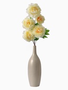 Цветы искусственные "Пион кустовой" 5 бутонов 15*110 см, кремовый - фото 809208579