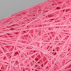 Сетка сизаль металлизированная, BOZA, розовый, 0,53 x 4,57 м - Фото 2