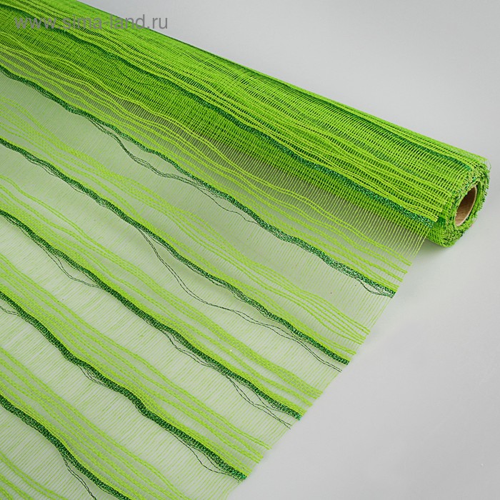 Сетка «Бриса» металлизированная, BOZA, светло-зелёный, 0,53 x 4,57 м - Фото 1