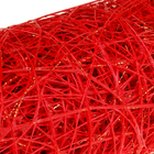 Сетка сизаль металлизированная, BOZA, красный, 0,53 x 4,57 м - Фото 2