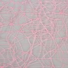 Сетка сизаль для декора и флористики, BOZA, розовая, металлизированная, светлая, рулон 1шт., 0,5 х 4,5 м - Фото 4