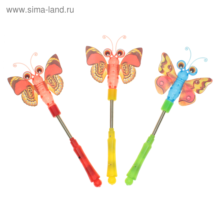 Палочка световая "Бабочка", цвета МИКС - Фото 1