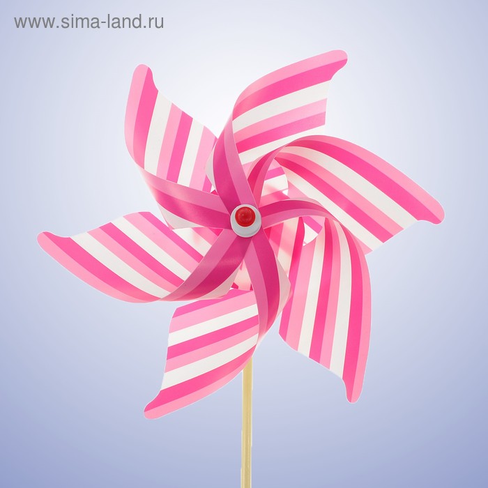 Ветерок «Полосатик», цвет розовый - Фото 1