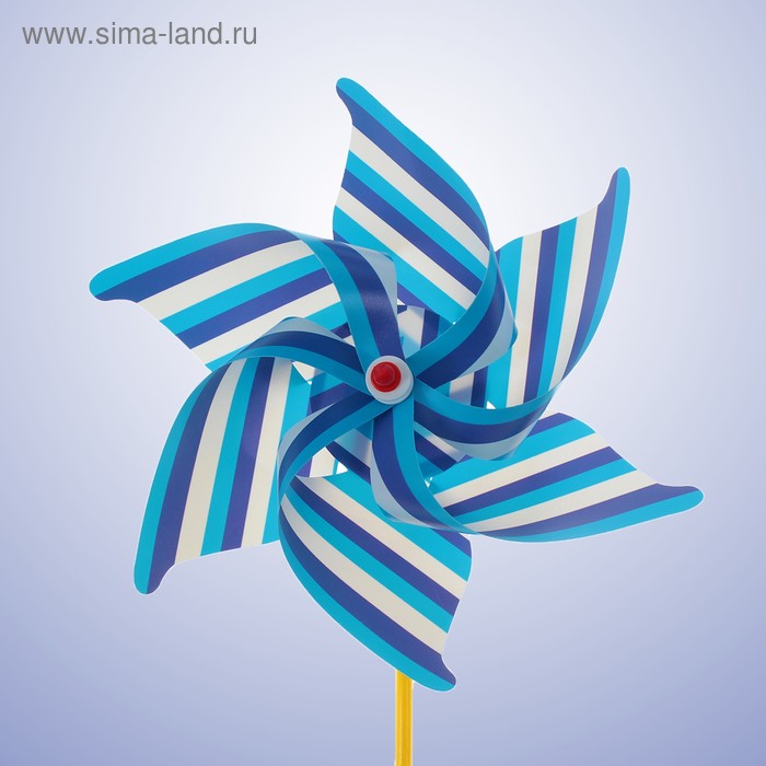 Ветерок «Полосатик», цвет синий - Фото 1
