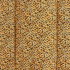 Подушка-матрас со съемным чехлом 186х66 см, жаккард леопард, бежевый, синтетич. волокно - Фото 2