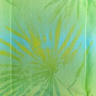 Подушка-матрас со съемным чехлом 186х66 см, жаккард листья, зеленый, синтетич. волокно - Фото 2