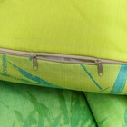Подушка-матрас со съемным чехлом 186х66 см, жаккард листья, зеленый, синтетич. волокно - Фото 5