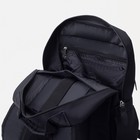Рюкзак мужской на молнии, наружный карман, цвет чёрный - Фото 6