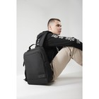 Рюкзак мужской на молнии, наружный карман, цвет чёрный - Фото 10