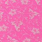 Плёнка для цветов и подарков "Цветущий луг", розовый, 70 х 100 см - Фото 2