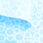 Плёнка для цветов и подарков "Ромашки", голубой, 70 х 100 см - Фото 1